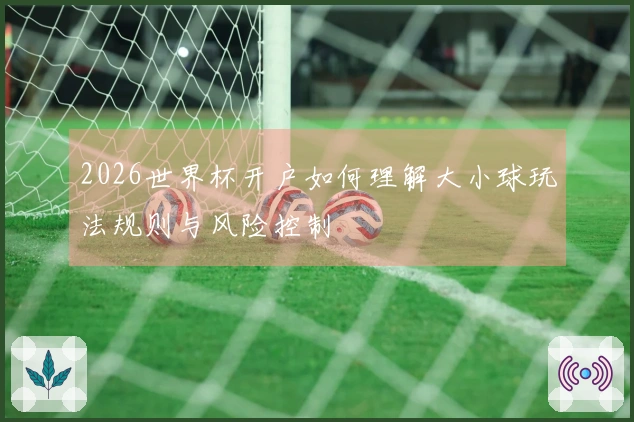 2026世界杯开户如何理解大小球玩法规则与风险控制
